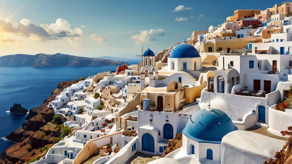 Santorini Cliffs